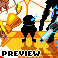 Sunsoft styled altenate reality mockup icon/pixelart