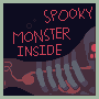 Super extra scary deep sea monster icon/pixelart