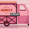 Mendl's Delivery Truck icon/pixelart