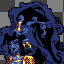 Sea genie icon/pixelart