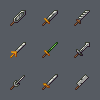 sword icon 16x16 icon/pixelart