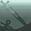 Swordtember 9: Ocean icon/pixelart