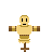 Straw Target Dummy icon/pixelart