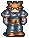 The Chaindog icon/pixelart