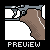 Thompson SMG "Tommy" gun icon/pixelart