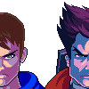 Garen vs Darius icon/pixelart