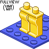 Blank Lego Guy icon/pixelart