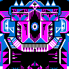 Mictlantecuhtli Lord of Mictlan icon/pixelart