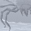 giant tick monster icon/pixelart