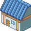 Isometric Dewford Town House icon/pixelart