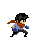 thief/ninja stance icon/pixelart