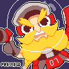 Overwatch: Torbjorn in Space icon/pixelart