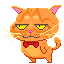 Orange Cat icon/pixelart