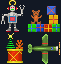 Toys icon/pixelart