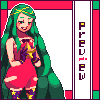 fir tree icon/pixelart