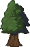 Pine Tree icon/pixelart