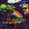 Generic Floating Island icon/pixelart