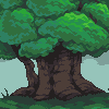 trees icon/pixelart