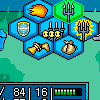 Trenius Battle Screen Mockup icon/pixelart
