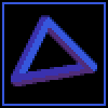 3 Triangles icon/pixelart