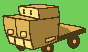 Truck (Throwing Tires from roof) icon/pixelart