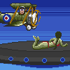 Ufo sighting icon/pixelart