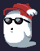 cool ghost icon/pixelart