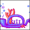 Underwater Concert icon/pixelart