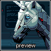 Space unicorn icon/pixelart