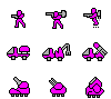 tactical strategy units icon/pixelart