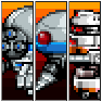 Robots icon/pixelart