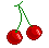 Cherries icon/pixelart