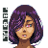 woman icon/pixelart