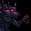 Lupi, the werewolf icon/pixelart