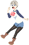 Uzaki-chan icon/pixelart