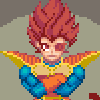The Prince of the Saiyans icon/pixelart