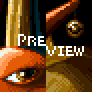 Charizard with a Pearl Pokaring icon/pixelart