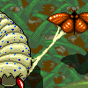 Vertical shmup mockup icon/pixelart