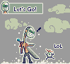 Baby Jason?! Let's Go!!! icon/pixelart