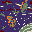 Space Ocean icon/pixelart