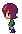 Run animation - Vivienne icon/pixelart