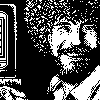 Bob Ross (ZX) icon/pixelart