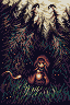 rot im wald icon/pixelart