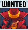 Carmen Sandiego, Wanted Criminal icon/pixelart