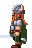fat viking icon/pixelart