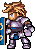 warrior icon/pixelart
