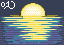 water panorama icon/pixelart