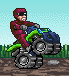 Pop a wheelie icon/pixelart
