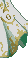 White Dragon in a dress icon/pixelart
