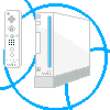 Wii console icon/pixelart